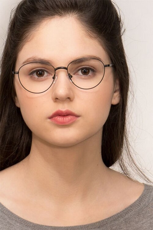 Nara Gunmetal MetalEyeglass Frames for Women from EyeBuyDirect