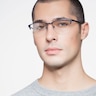 Time Navy MetalEyeglass Frames for Men from EyeBuyDirect
