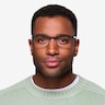 Normandy Black MetalEyeglass Frames for Men from EyeBuyDirect