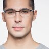 Normandy Navy MetalEyeglass Frames for Men from EyeBuyDirect