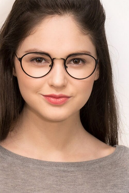 Come Around Black MetalEyeglass Frames for Women from EyeBuyDirect