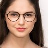 Come Around Black MetalEyeglass Frames for Women from EyeBuyDirect