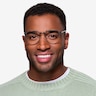 Lotus Gunmetal MetalEyeglass Frames for Men from EyeBuyDirect