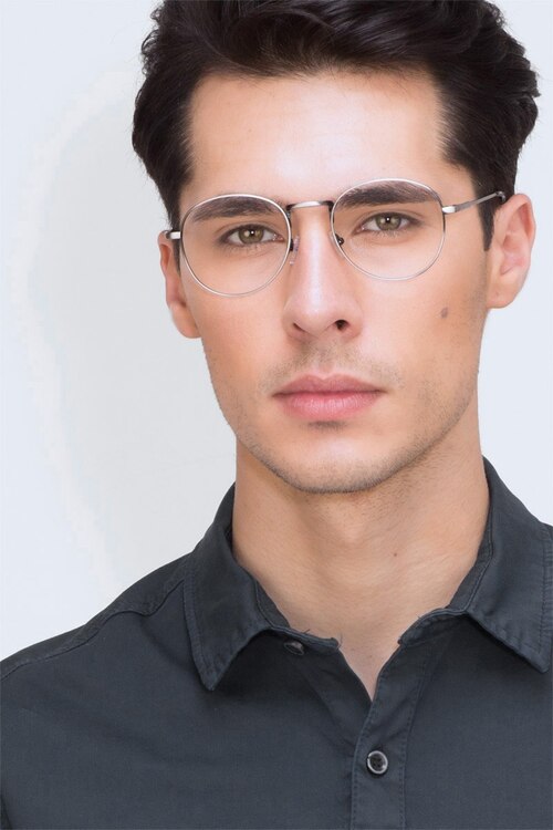 Shanghai Gunmetal MetalEyeglass Frames for Men from EyeBuyDirect