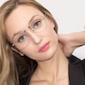 Shanghai Gunmetal MetalEyeglass Frames for Women from EyeBuyDirect