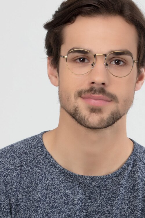 Shanghai Bronze MetalEyeglass Frames for Men from EyeBuyDirect