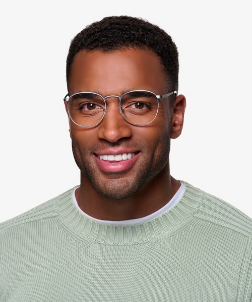St Michel Gunmetal MétalMontures de lunettes de vue pour Hommes d'EyeBuyDirect