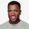 St Michel Gunmetal MétalMontures de lunettes de vue pour Hommes d'EyeBuyDirect