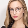 Joan Black MetalEyeglass Frames for Women from EyeBuyDirect