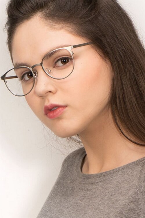 Joan Silver MetalEyeglass Frames for Women from EyeBuyDirect