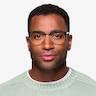 The Moon Black Golden MétalMontures de lunettes de vue pour Hommes d'EyeBuyDirect