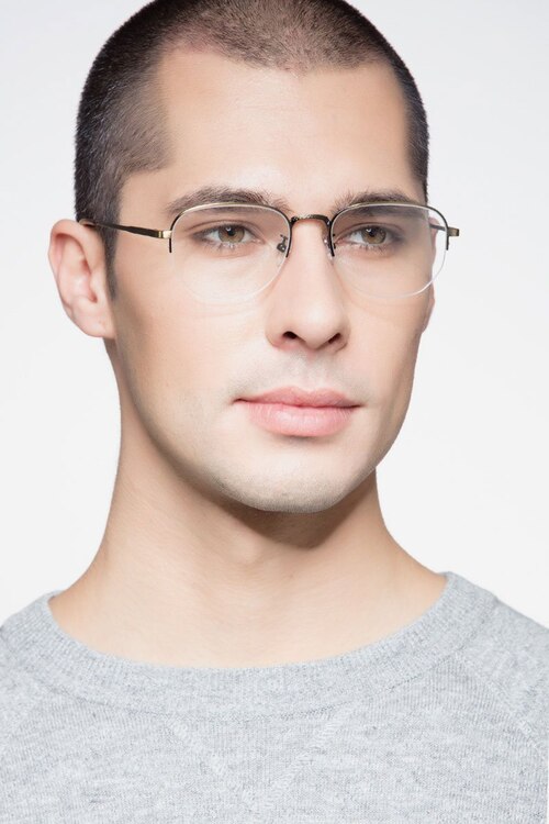 Ritual Bronze MetalEyeglass Frames for Men from EyeBuyDirect
