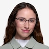 Melody Bleu marine MétalMontures de lunettes de vue pour Femmes d'EyeBuyDirect