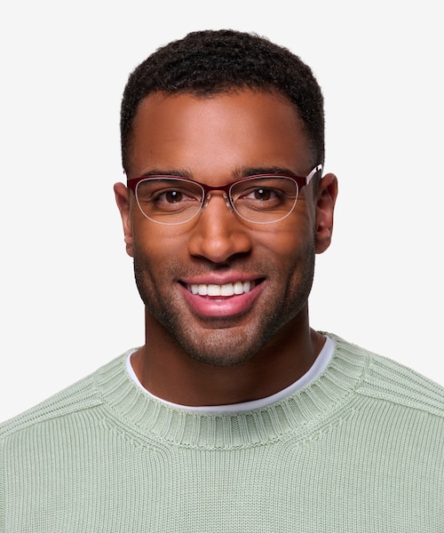 Melody Red MetalEyeglass Frames for Men from EyeBuyDirect