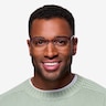 Melody Red MétalMontures de lunettes de vue pour Hommes d'EyeBuyDirect