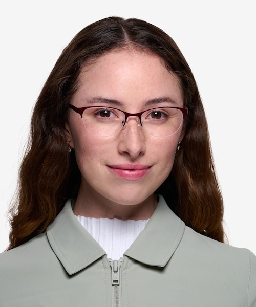Melody Red MetalEyeglass Frames for Women from EyeBuyDirect