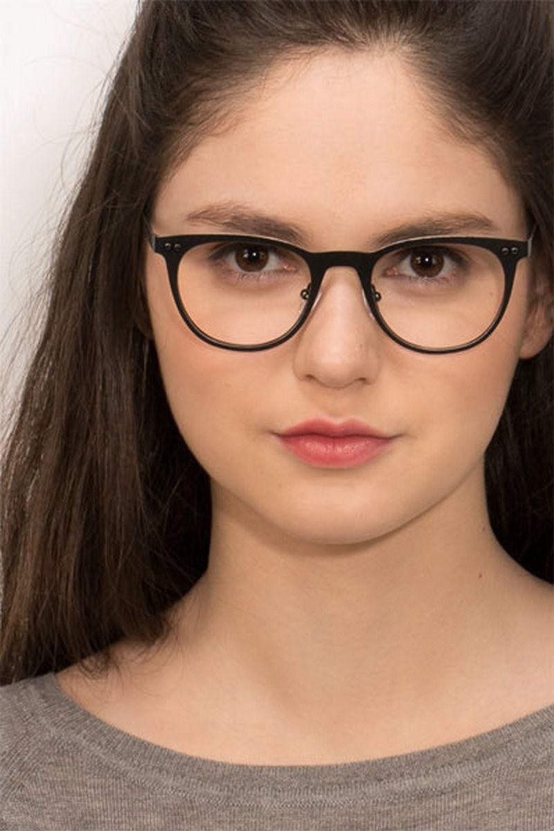 Lyrics Round Black Full Rim Eyeglasses Eyebuydirect