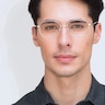 Behold Silver MetalEyeglass Frames for Men from EyeBuyDirect
