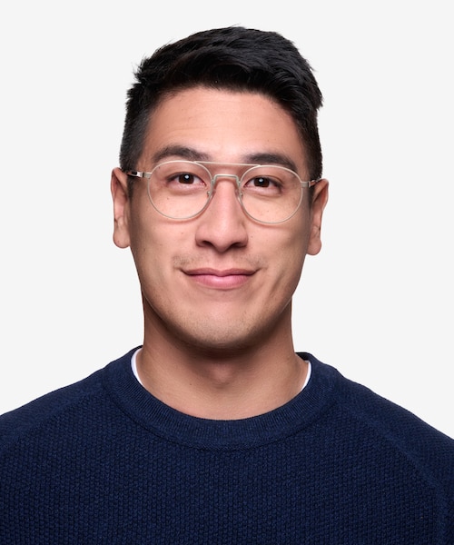 Lock Or pâle MétalMontures de lunettes de vue pour Hommes d'EyeBuyDirect