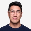 Lock Light Golden MetalEyeglass Frames for Men from EyeBuyDirect