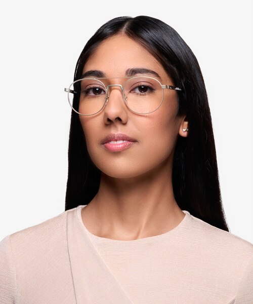Lock Or pâle MétalMontures de lunettes de vue pour Femmes d'EyeBuyDirect