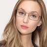 Falcon Black MetalEyeglass Frames for Women from EyeBuyDirect