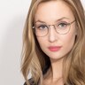 Circus Silver MetalEyeglass Frames for Women from EyeBuyDirect
