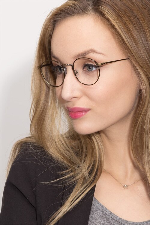 Circus Bronze MetalEyeglass Frames for Women from EyeBuyDirect