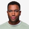 Above Gunmetal MétalMontures de lunettes de vue pour Hommes d'EyeBuyDirect