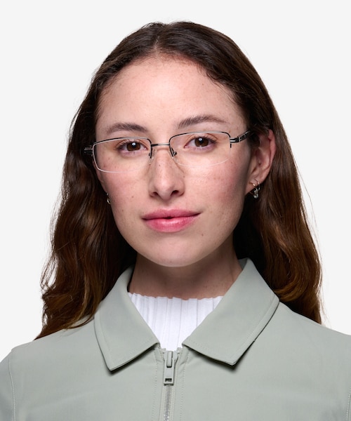 Above Gunmetal MetalEyeglass Frames for Women from EyeBuyDirect