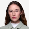 Hiro Gunmetal MétalMontures de lunettes de vue pour Femmes d'EyeBuyDirect