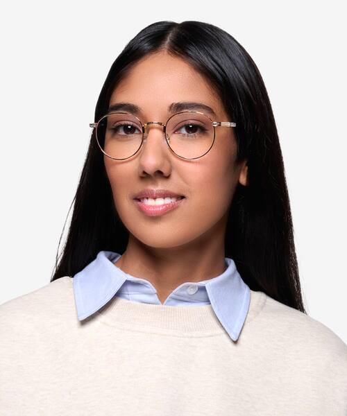 Golden/Tortoise Basquiat -  Metal Eyeglasses