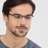 Singapore Black MetalEyeglass Frames for Men from EyeBuyDirect