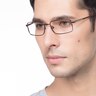 Parcel Brown MetalEyeglass Frames for Men from EyeBuyDirect