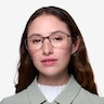 Capacious Matte Gunmetal MétalMontures de lunettes de vue pour Femmes d'EyeBuyDirect