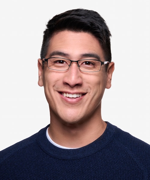 Olsen Gunmetal MetalEyeglass Frames for Men from EyeBuyDirect