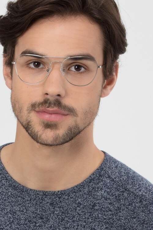 Harrier Gunmetal MetalEyeglass Frames for Men from EyeBuyDirect