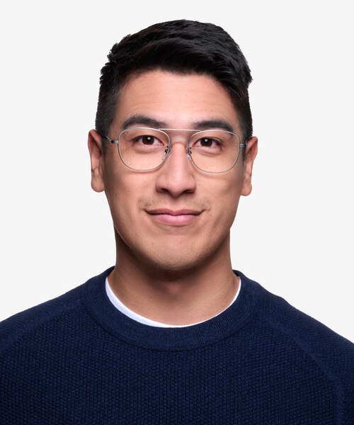 Courser Gunmetal MétalMontures de lunettes de vue pour Hommes d'EyeBuyDirect