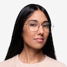 Courser Gunmetal MétalMontures de lunettes de vue pour Femmes d'EyeBuyDirect