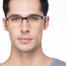Python Black MetalEyeglass Frames for Men from EyeBuyDirect