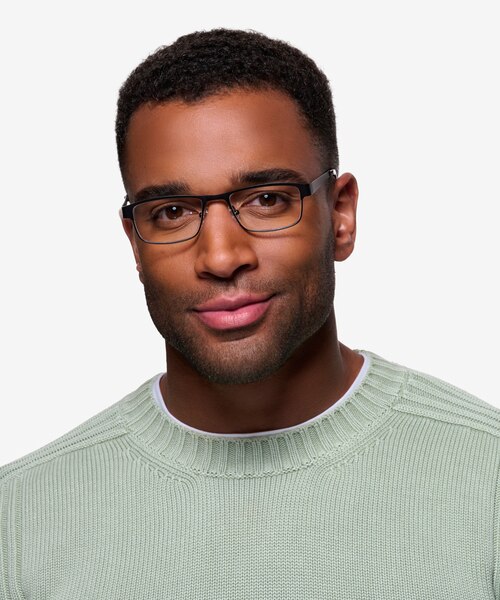 Java Black MetalEyeglass Frames for Men from EyeBuyDirect