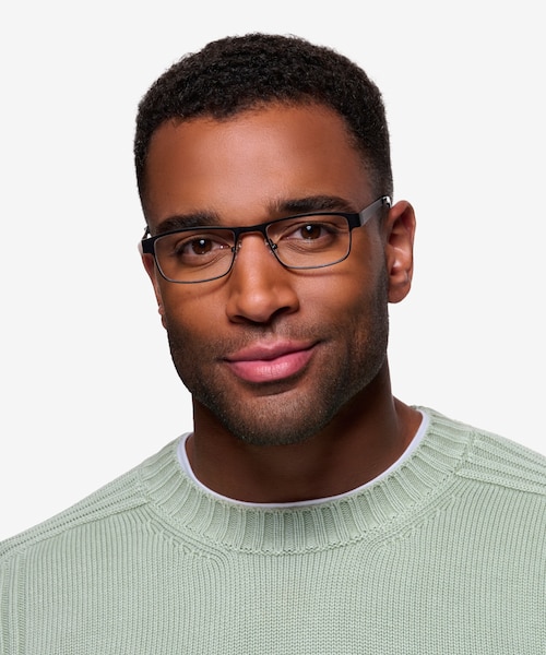 Java Black MetalEyeglass Frames for Men from EyeBuyDirect