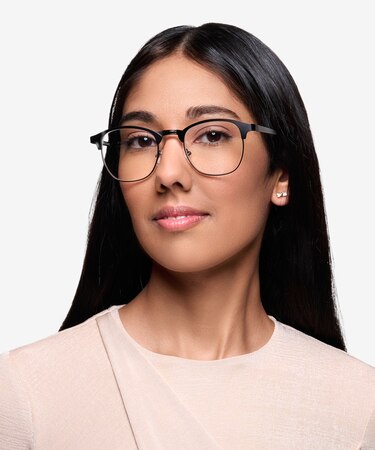 Black Ferrous -  Metal Eyeglasses