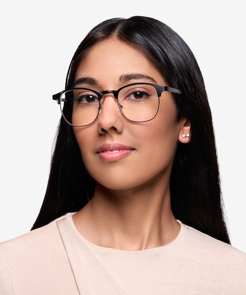 Ferrous Black MetalEyeglass Frames for Women from EyeBuyDirect