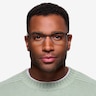 Sabrina Brown Blue MetalEyeglass Frames for Men from EyeBuyDirect