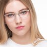 Plateau Argenté MétalMontures de lunettes de vue pour Femmes d'EyeBuyDirect