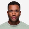 Belleville Golden MetalEyeglass Frames for Men from EyeBuyDirect
