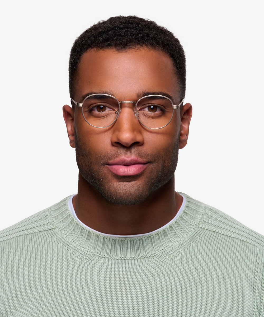 Belleville Oval Golden Full Rim Eyeglasses Eyebuydirect