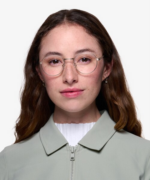 Belleville Golden MetalEyeglass Frames for Women from EyeBuyDirect