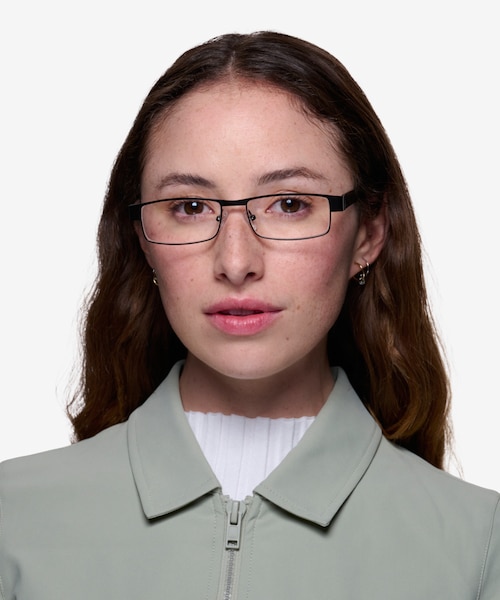 Katia Black MetalEyeglass Frames for Women from EyeBuyDirect